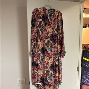 Floral Multicolor Women's Dress Anthropologie